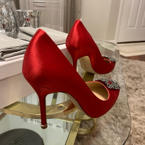 SOLD!! Manolo Blahnik Hangisi Pumps - Picture 3 of 5
